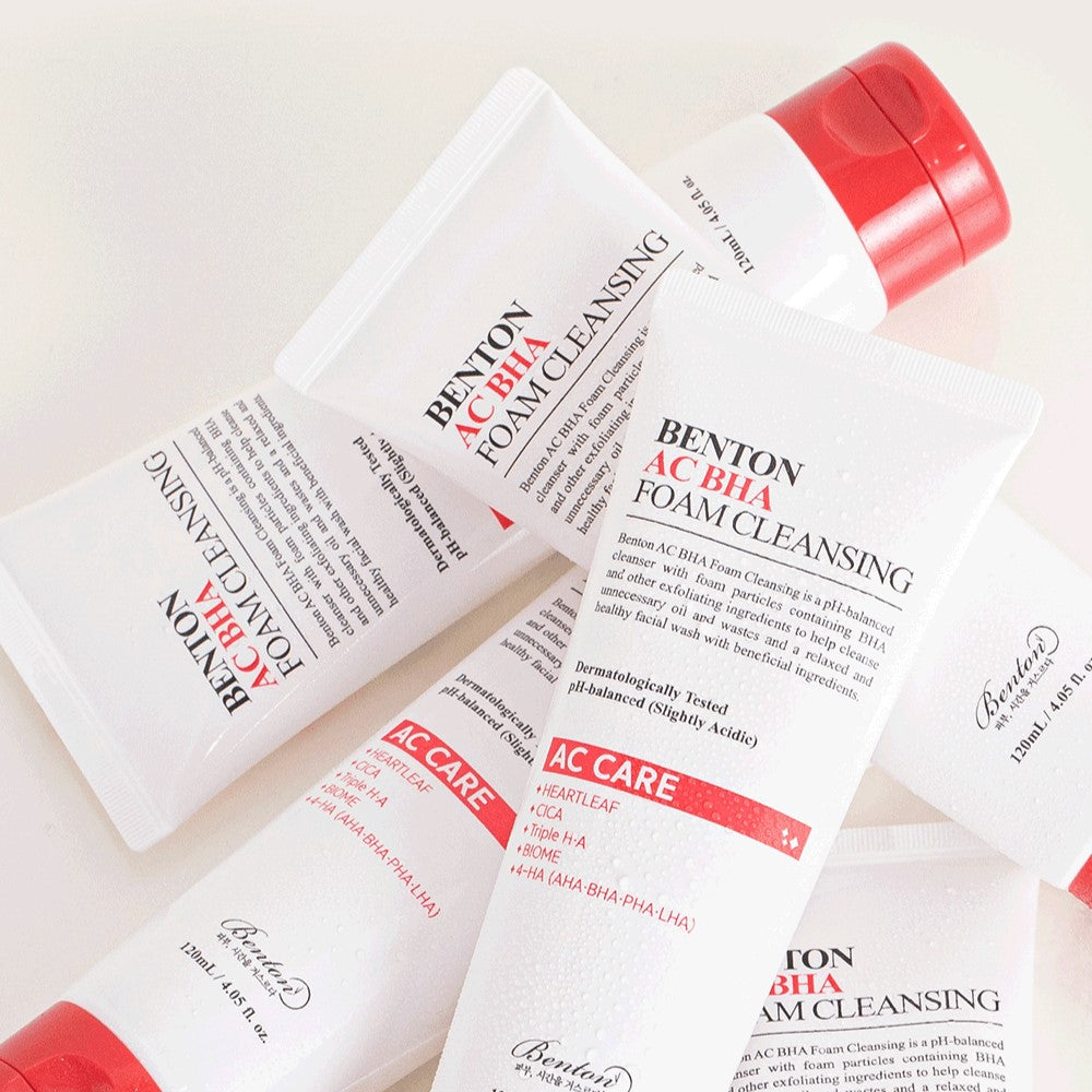 BENTON AC BHA Foam Cleansing 120ml - Kool Seoul Korean K-Beauty