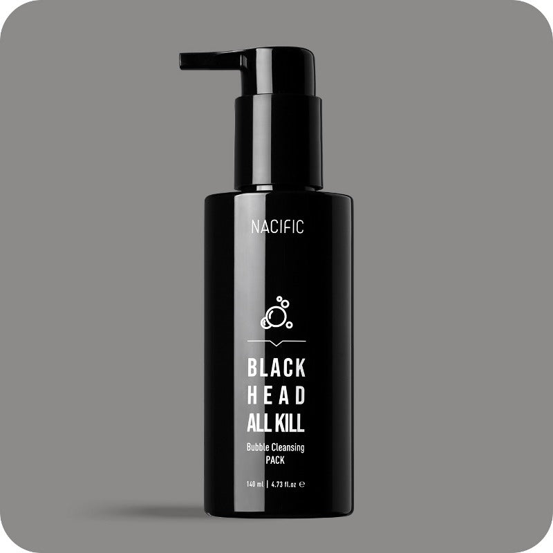 NACIFIC Black Head All Kill Bubble Cleansing Pack 140ml - Kool Seoul Korean K-Beauty