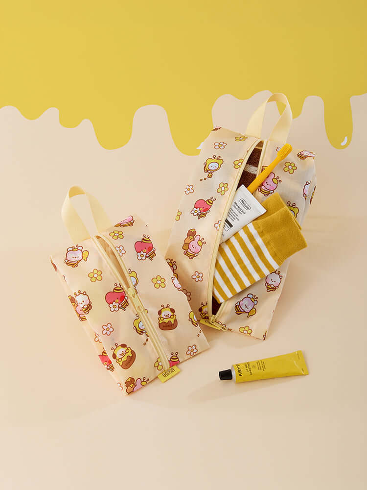 BT21 minini MULTI POUCH SET HONEY BEE