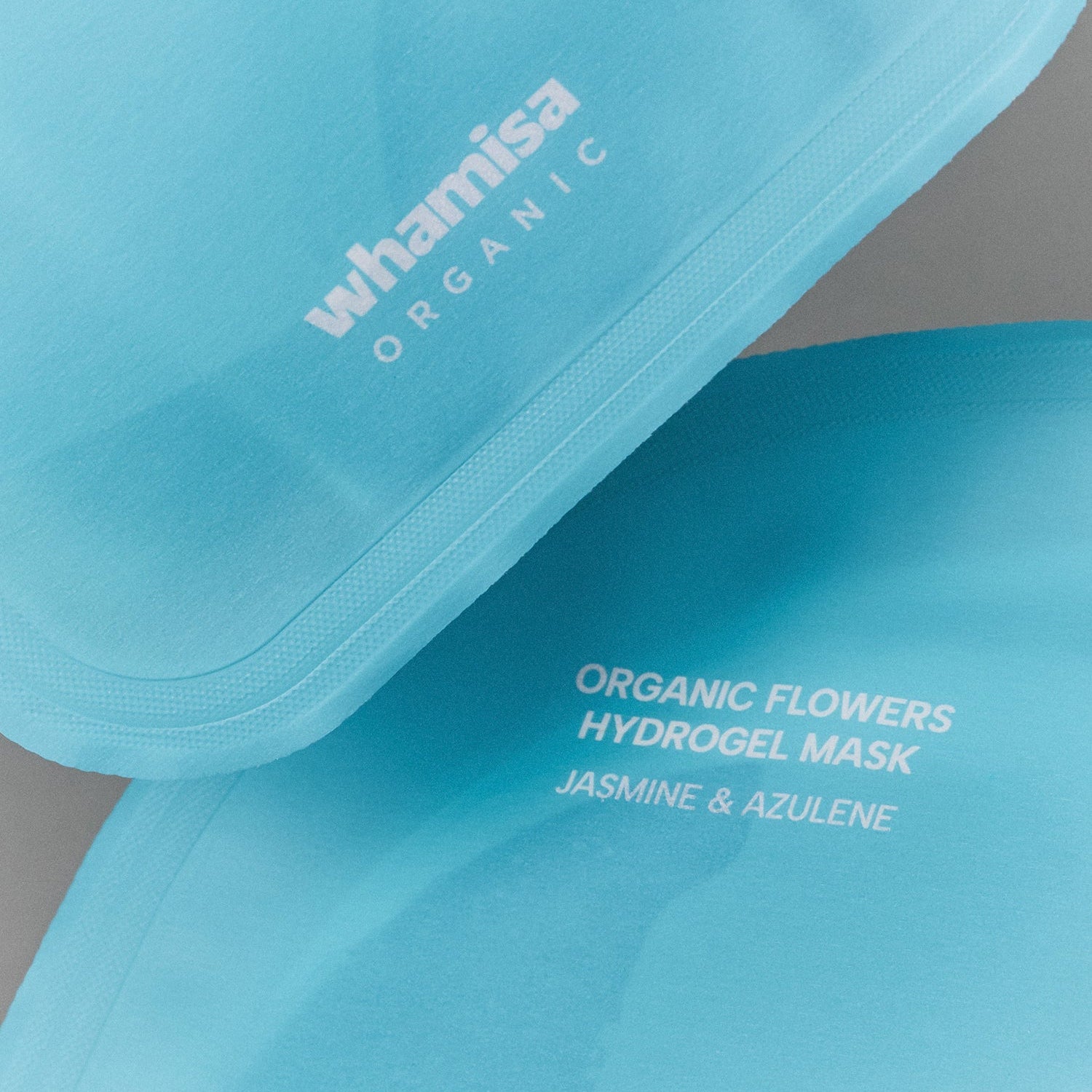 WHAMISA Organic Flowers Hydrogel Mask Jasmine & Azulene