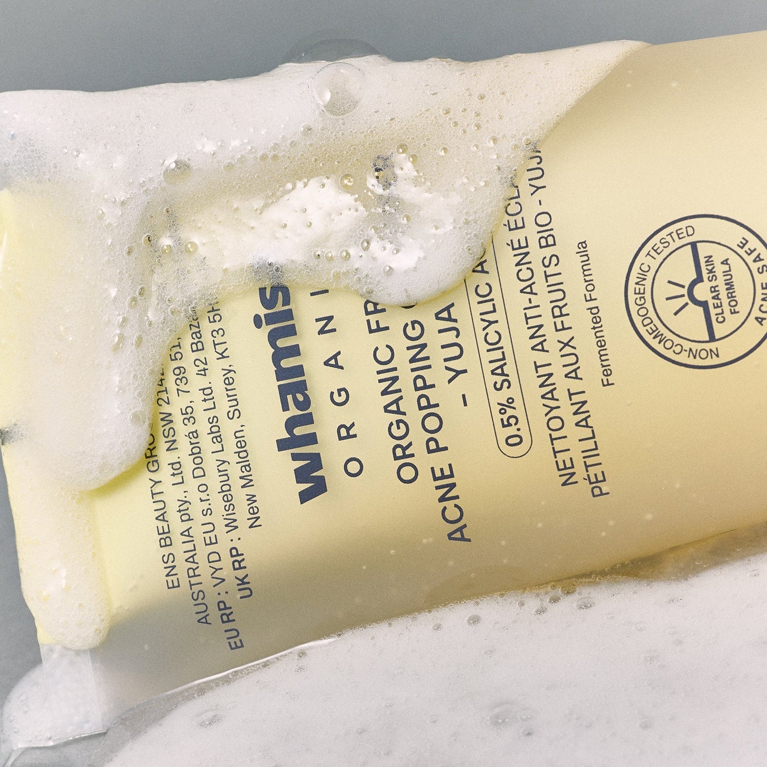 WHAMISA Organic Fruits Acne Popping Cleanser- Yuja
