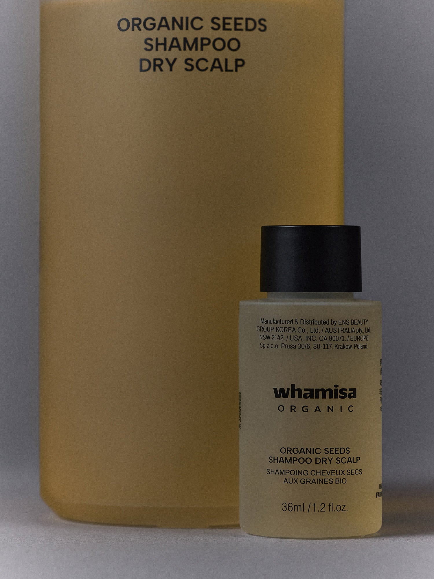 WHAMISA Organic Seeds Shampoo for Dry Scalp