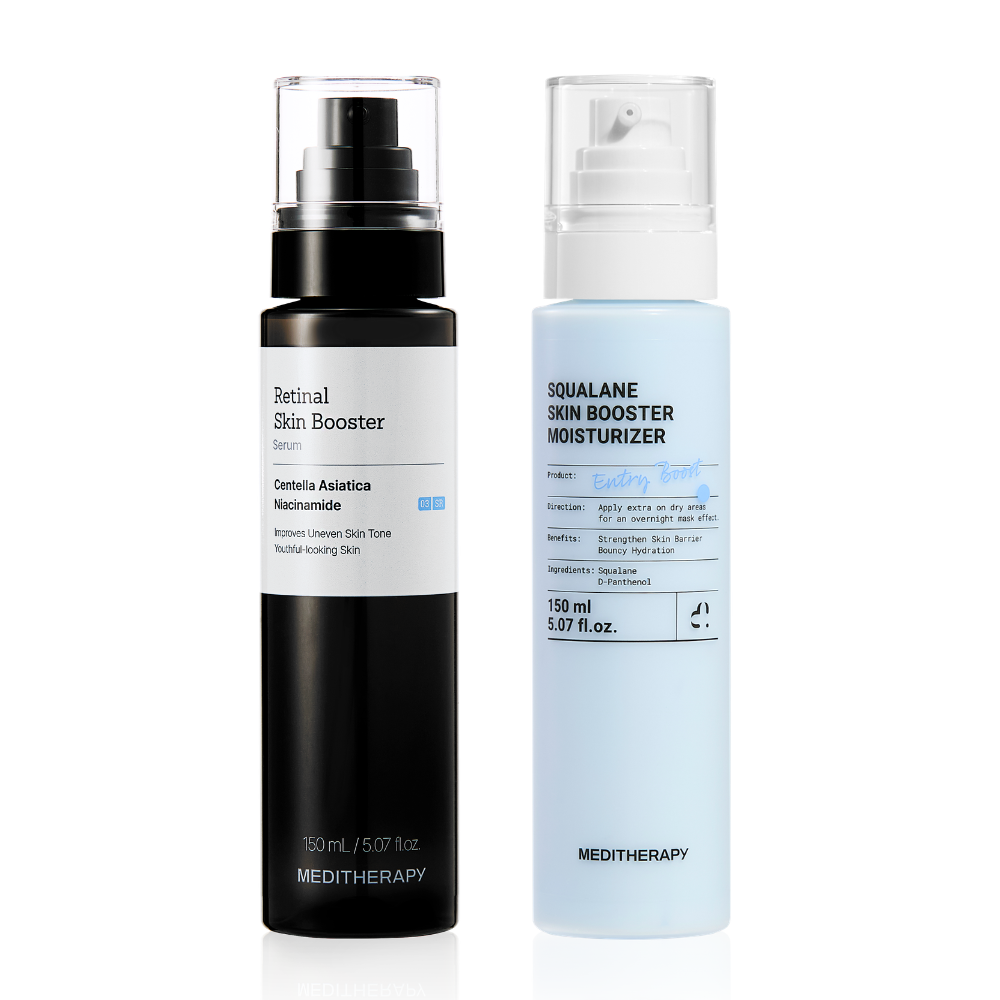 MEDITHERAPY Retinal Serum 150ml + Squalane Moisturiser 150ml