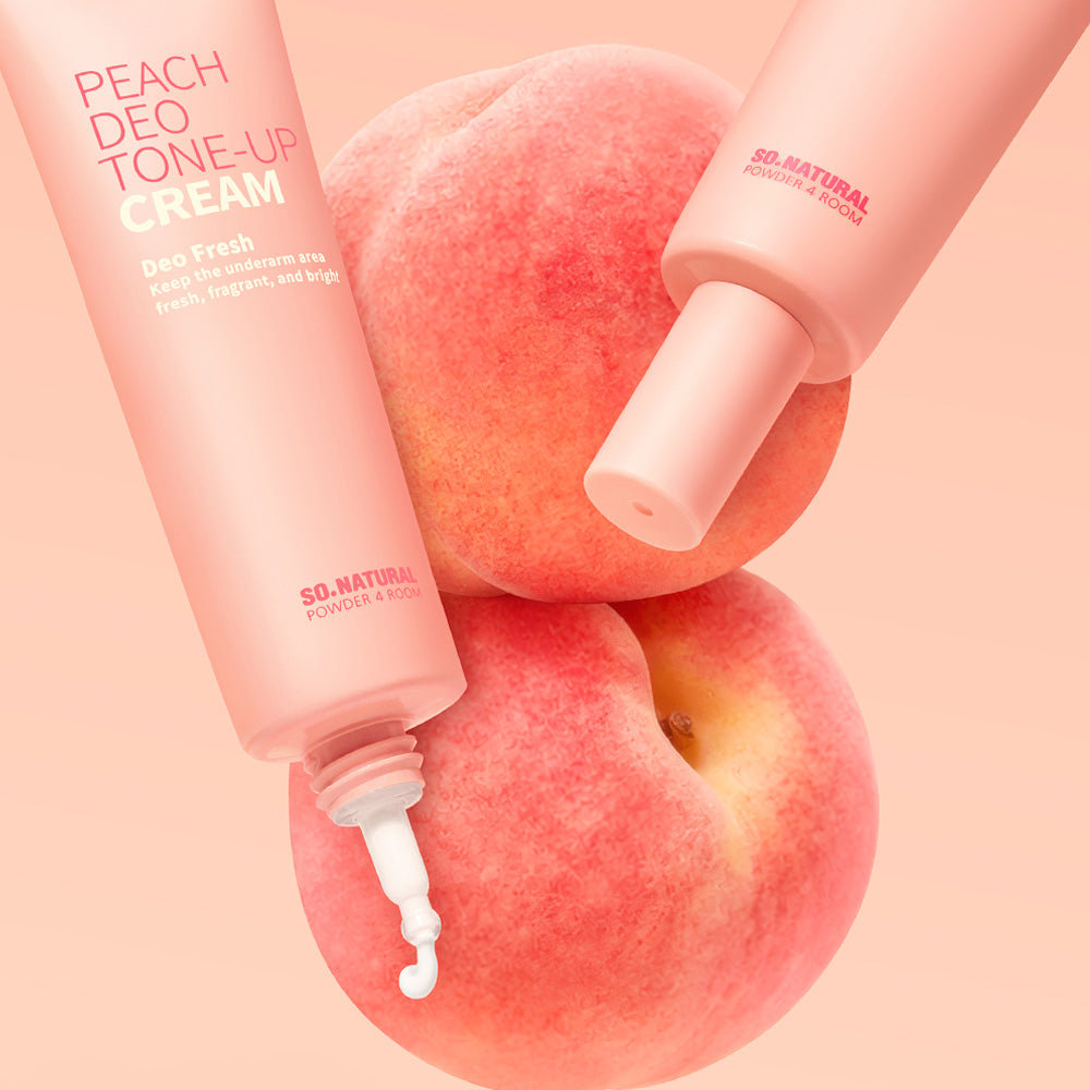 SO NATURAL Dry Underarm Peach Deo Tone Up Cream 50ml