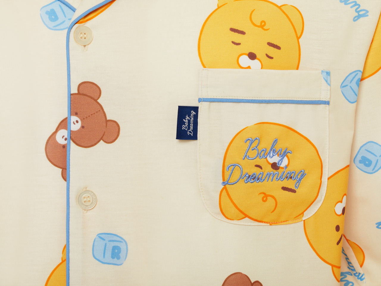 Baby Large Pajamas Homme Ryan - Authentic Kakao Friends from Korea | Koolseoul