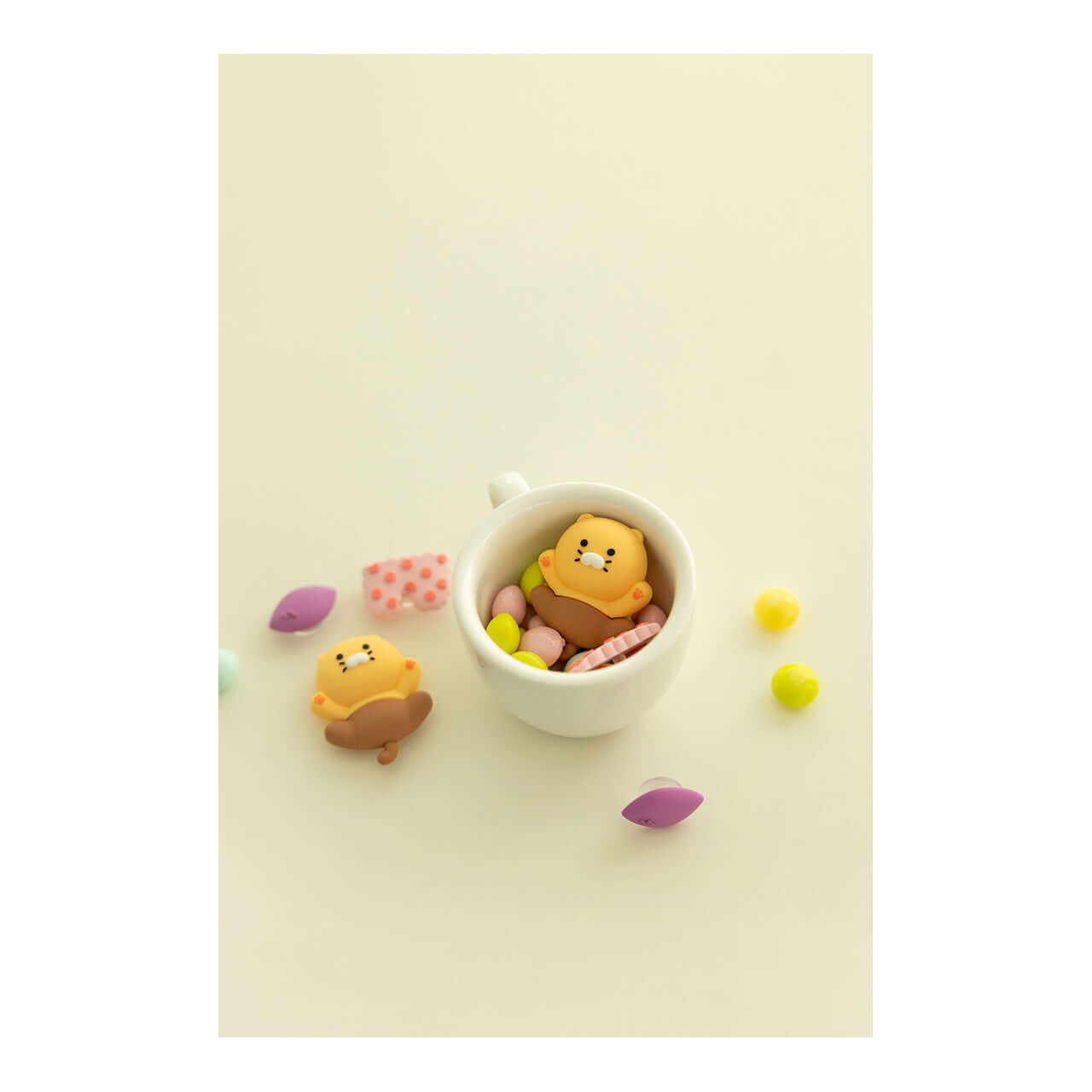 Kakao Friends Chunsik Silicone Charms Set Set