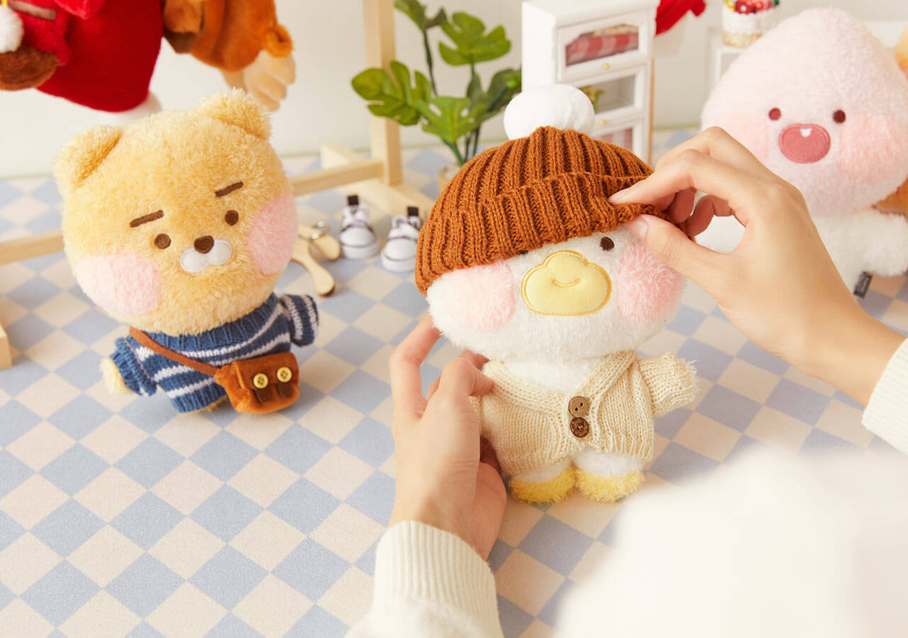 Kakao Friends Friends Poslin Plush Set
