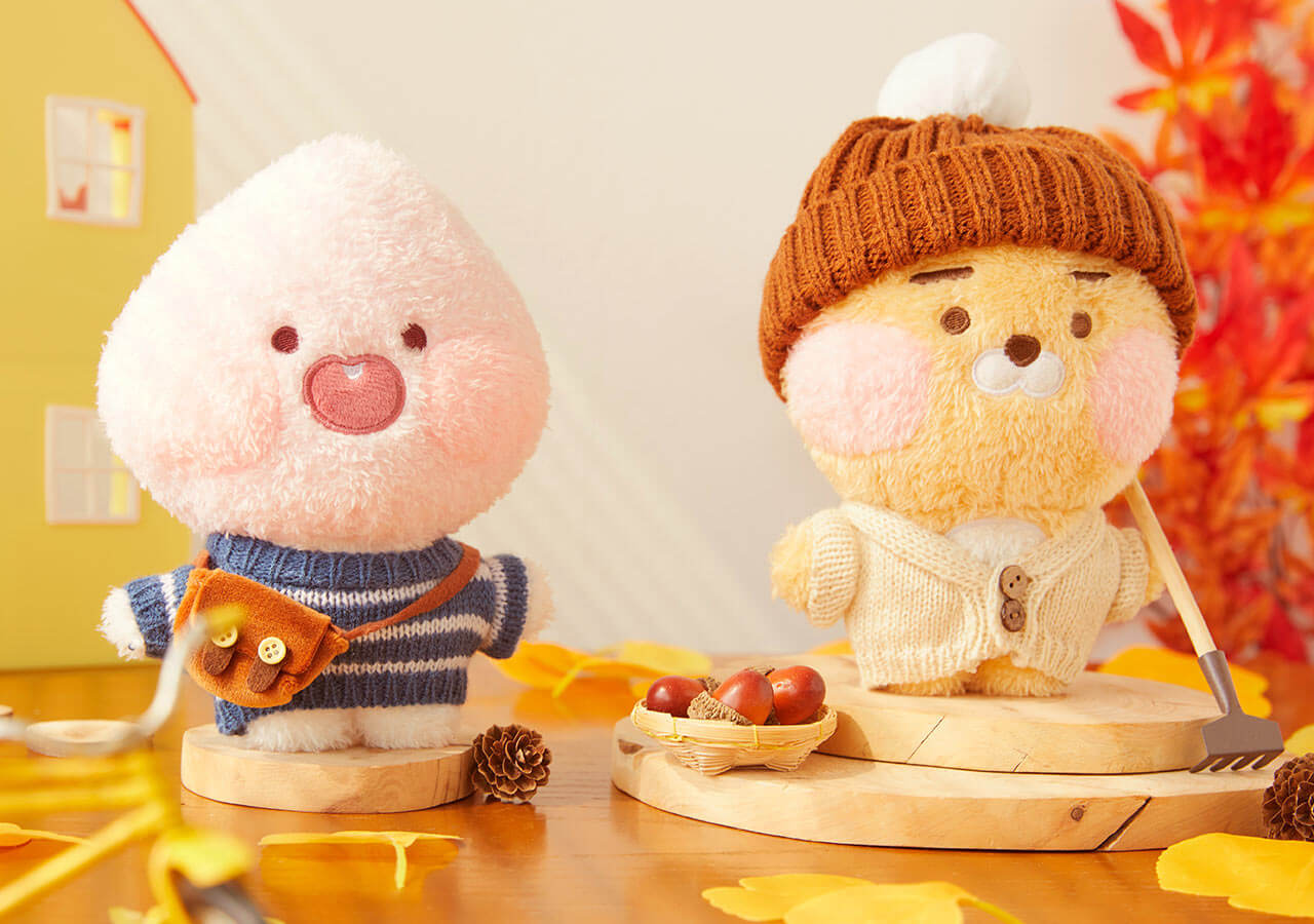 Kakao Friends Friends Poslin Plush Set