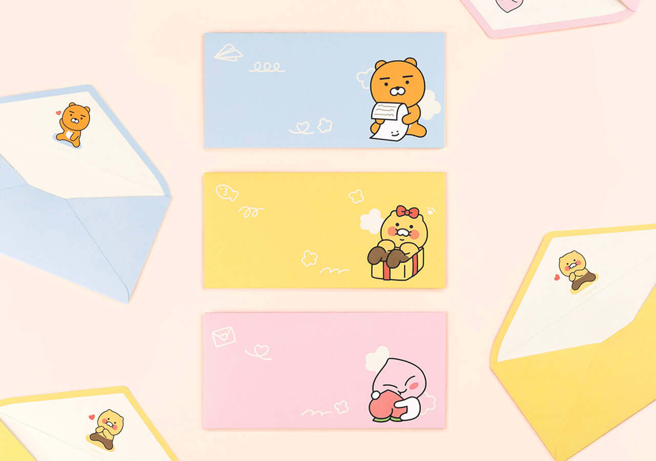 Kakao Friends Ryan Envelope Set