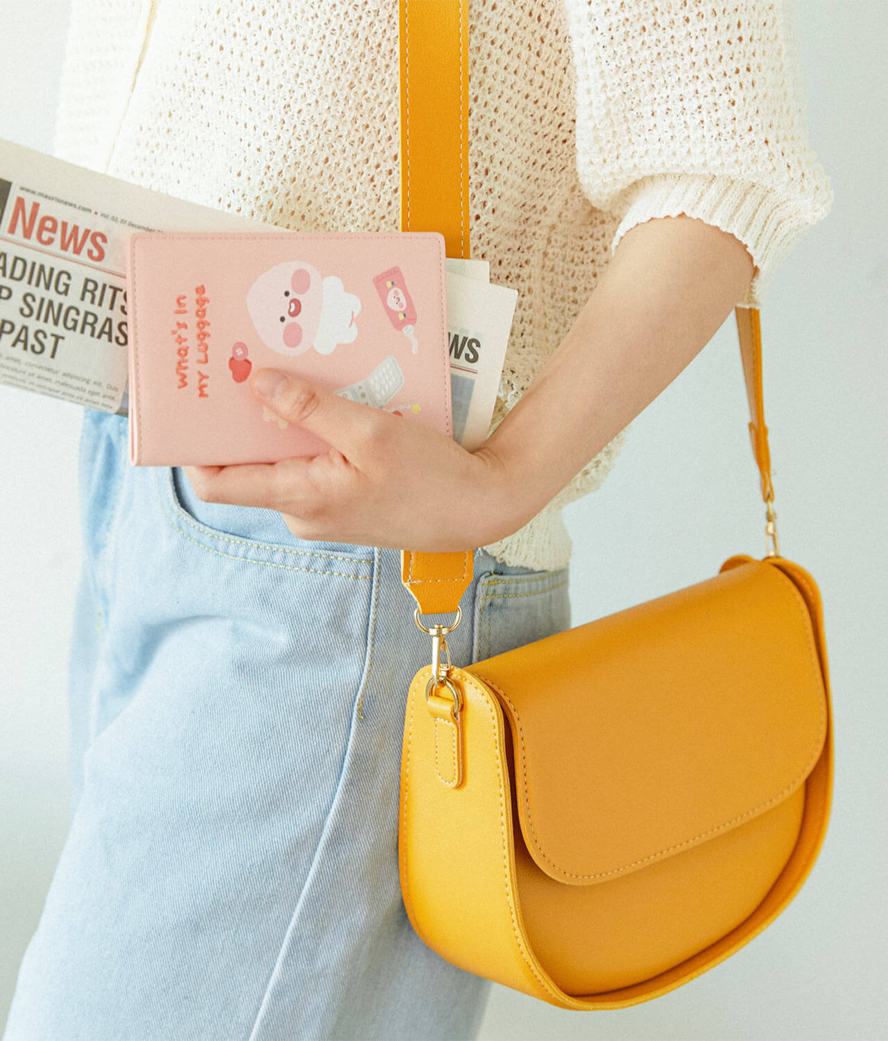 Kakao Friends Little Apeach Passport Case