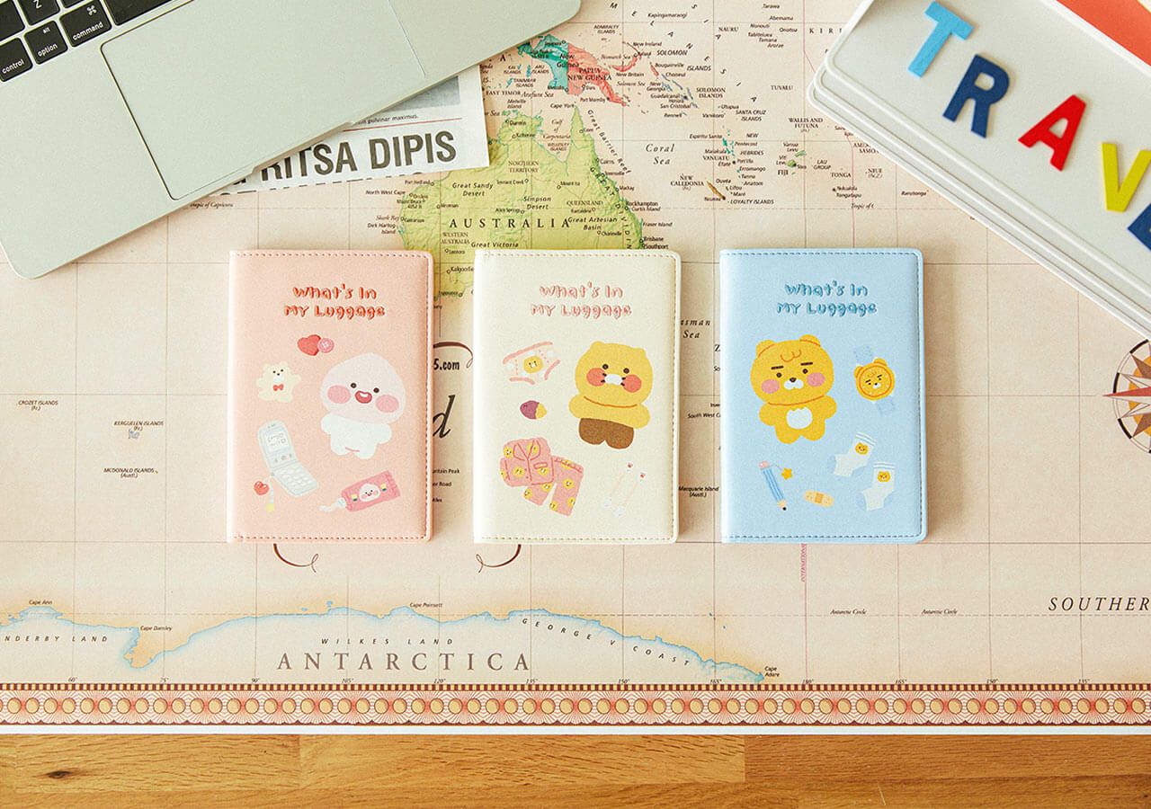 Kakao Friends Little Apeach Passport Case