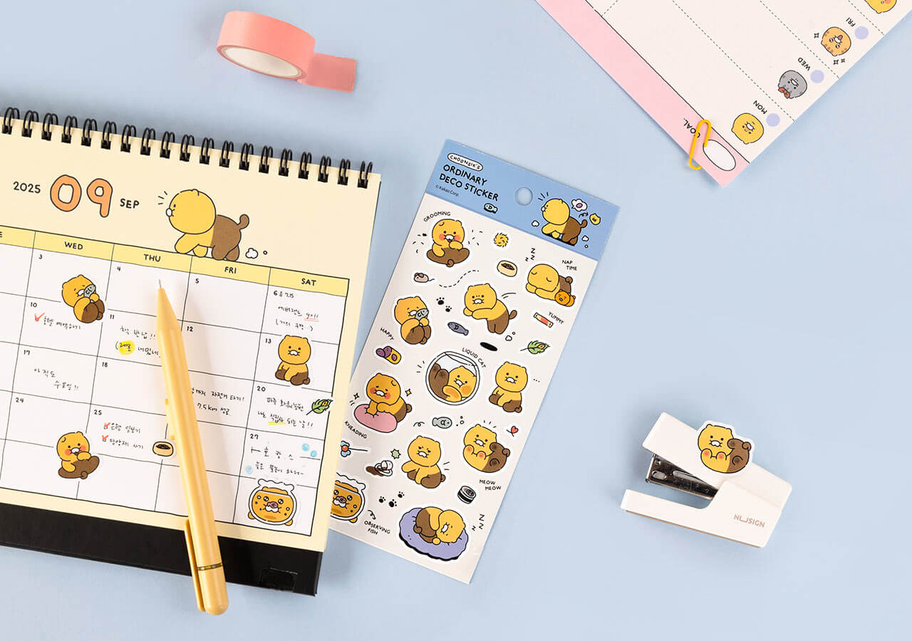 Kakao Friends Chunsik Deco Stickers