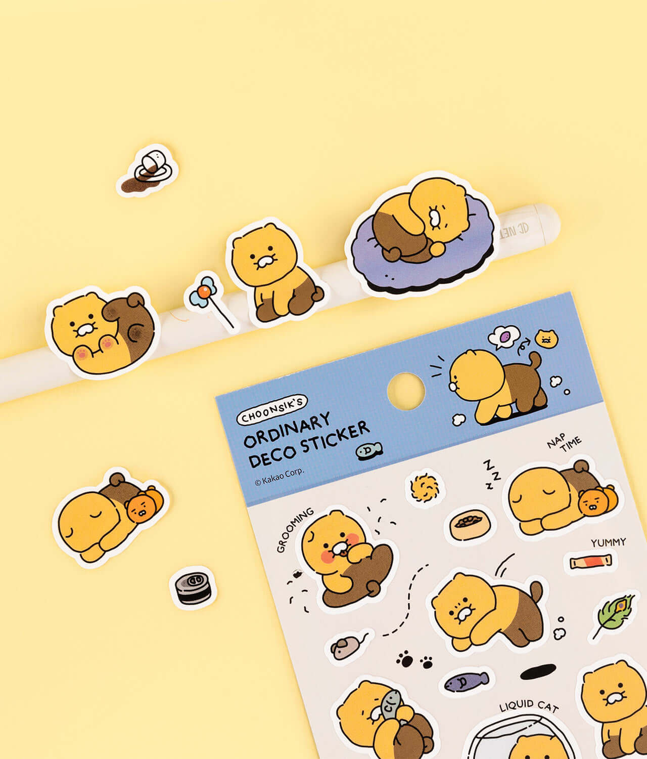 Kakao Friends Chunsik Deco Stickers