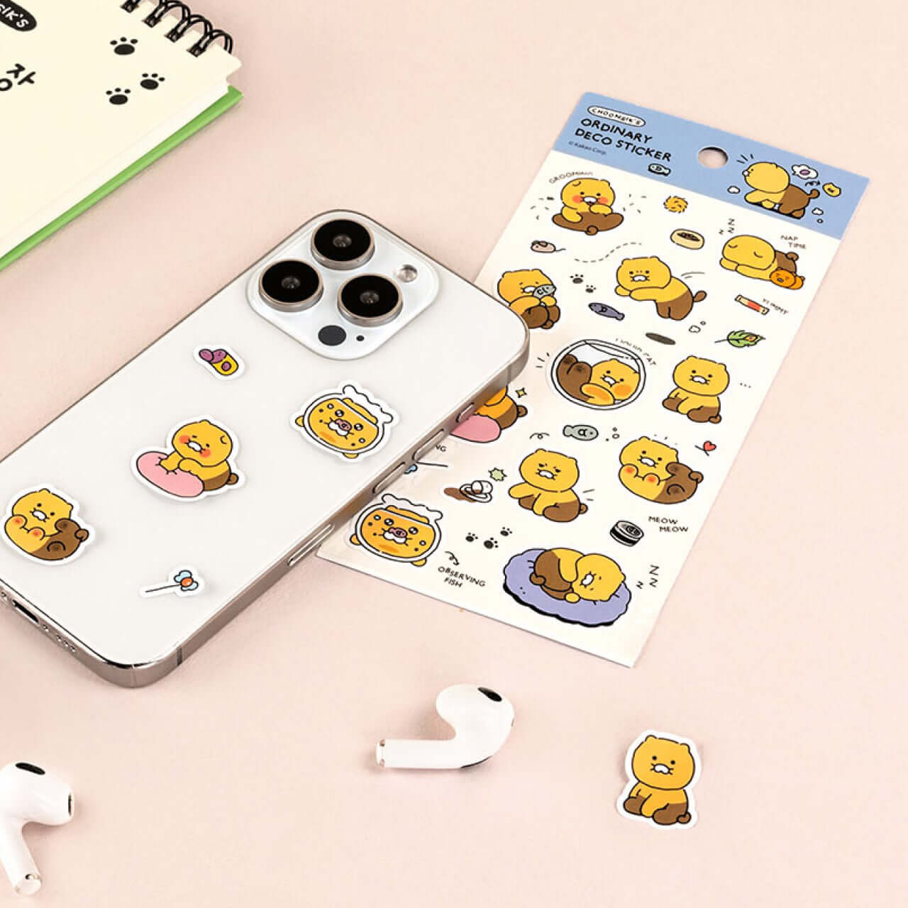 Kakao Friends Chunsik Deco Stickers