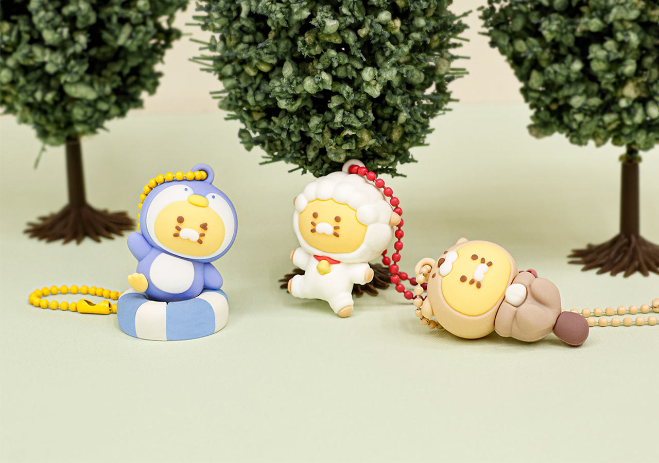 Chunsik Figurine Keychain - Korean kawaii Kakao Friends | Koolseoul