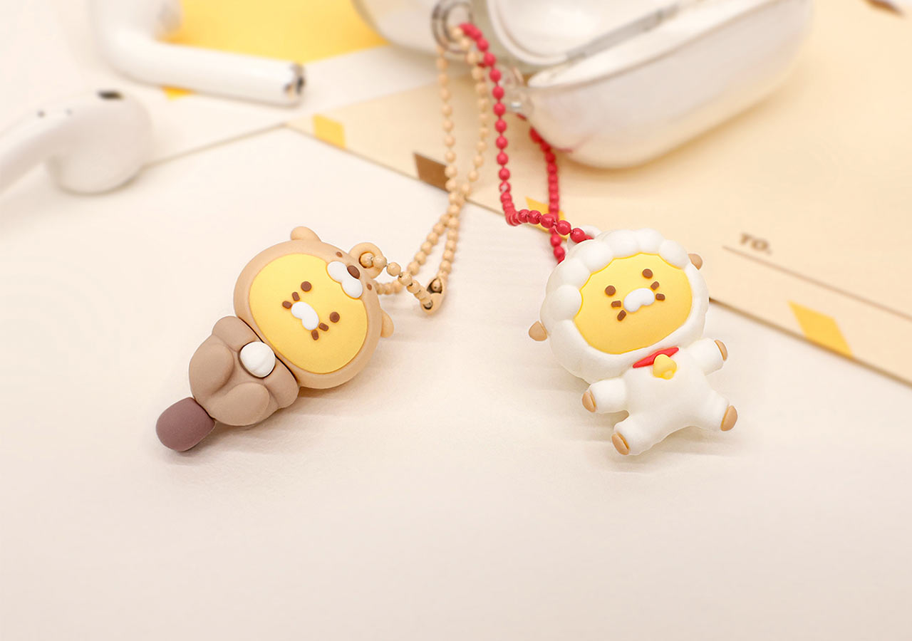Chunsik Figurine Keychain - Authentic Kakao Friends from Korea | Koolseoul