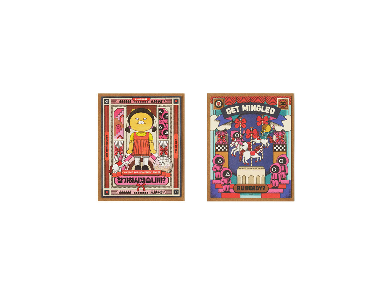 X Friends Chunsik Greeting Card - Authentic Kakao Friends from Korea | Koolseoul