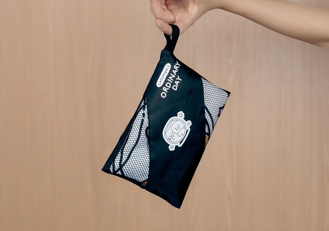 Chunsik Yoga Towel Beige Serviette - Official Kakao Friends merchandise | Koolseoul