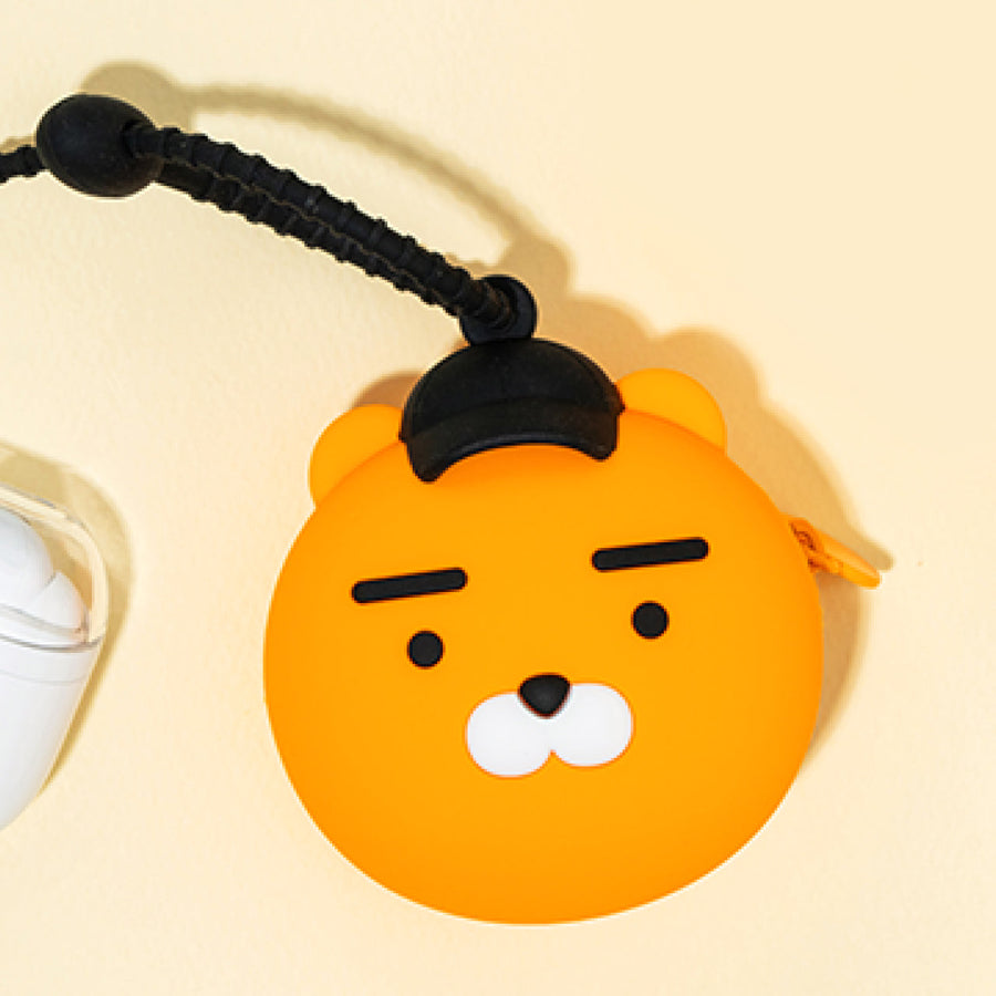 Kakao Friends - Silicone Pouch Ryan Hat(Black)