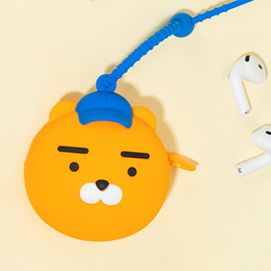 Kakao Friends - Silicone Pouch Ryan Hat(Blue)