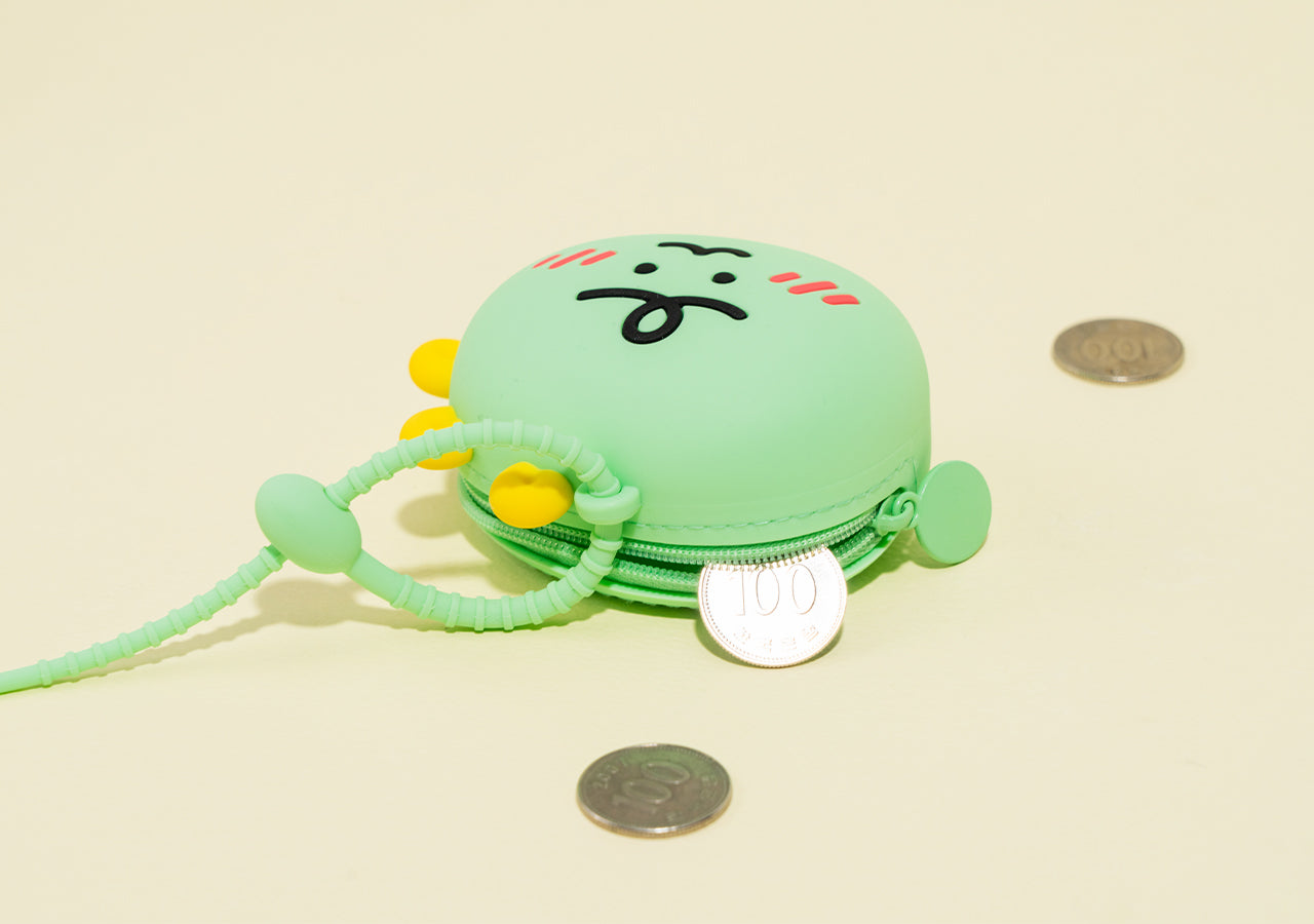 Silicone Pouch Jordy Hat(PINK) - Official Kakao Friends merchandise | Koolseoul