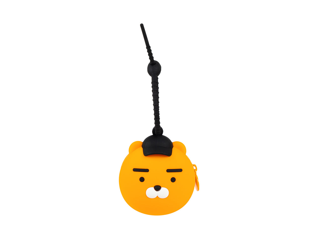 Silicone Pouch Ryan Hat(BLACK) - Authentic Kakao Friends from Korea | Koolseoul