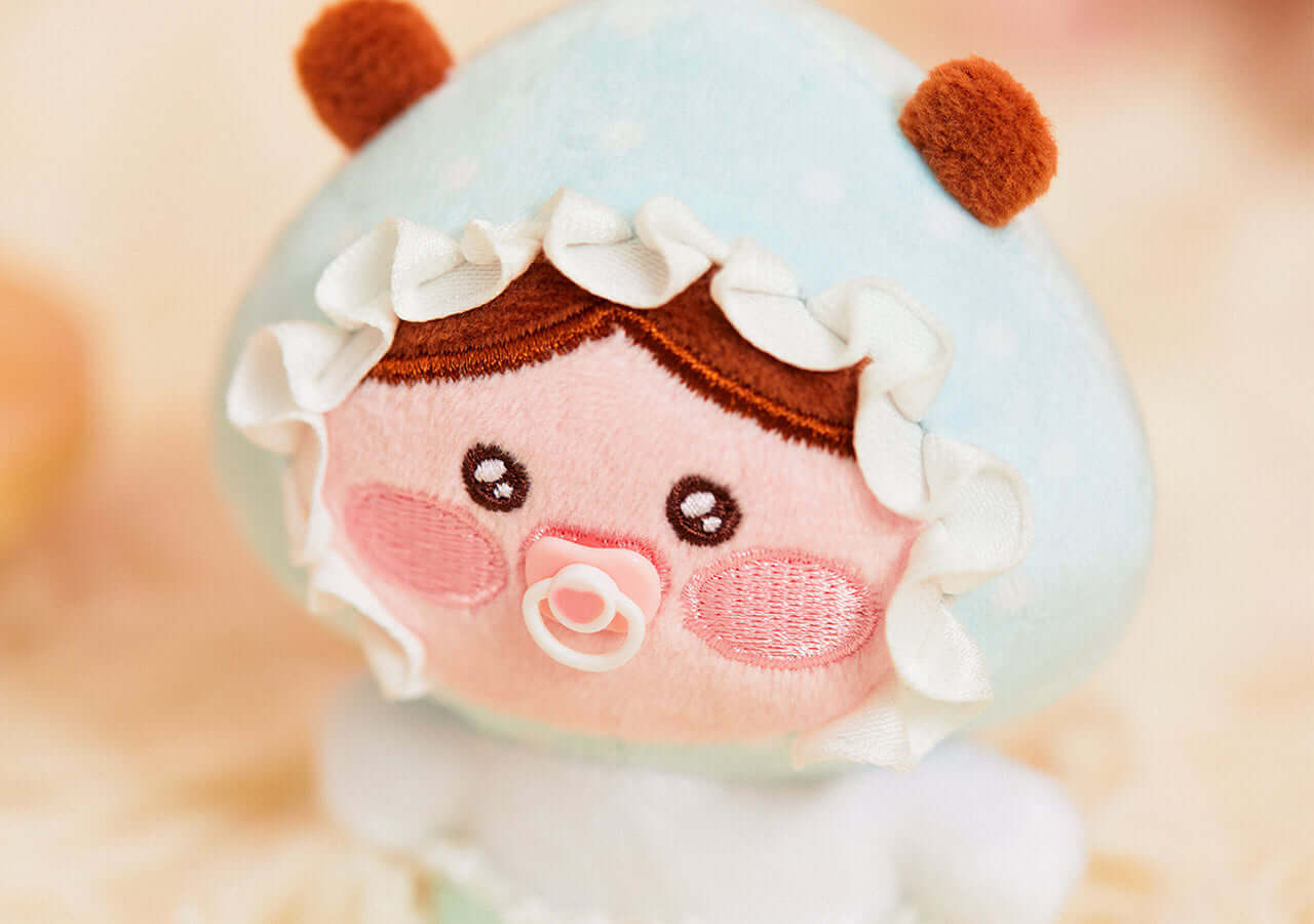 Kakao Friends Little Apeach Plush Keyring
