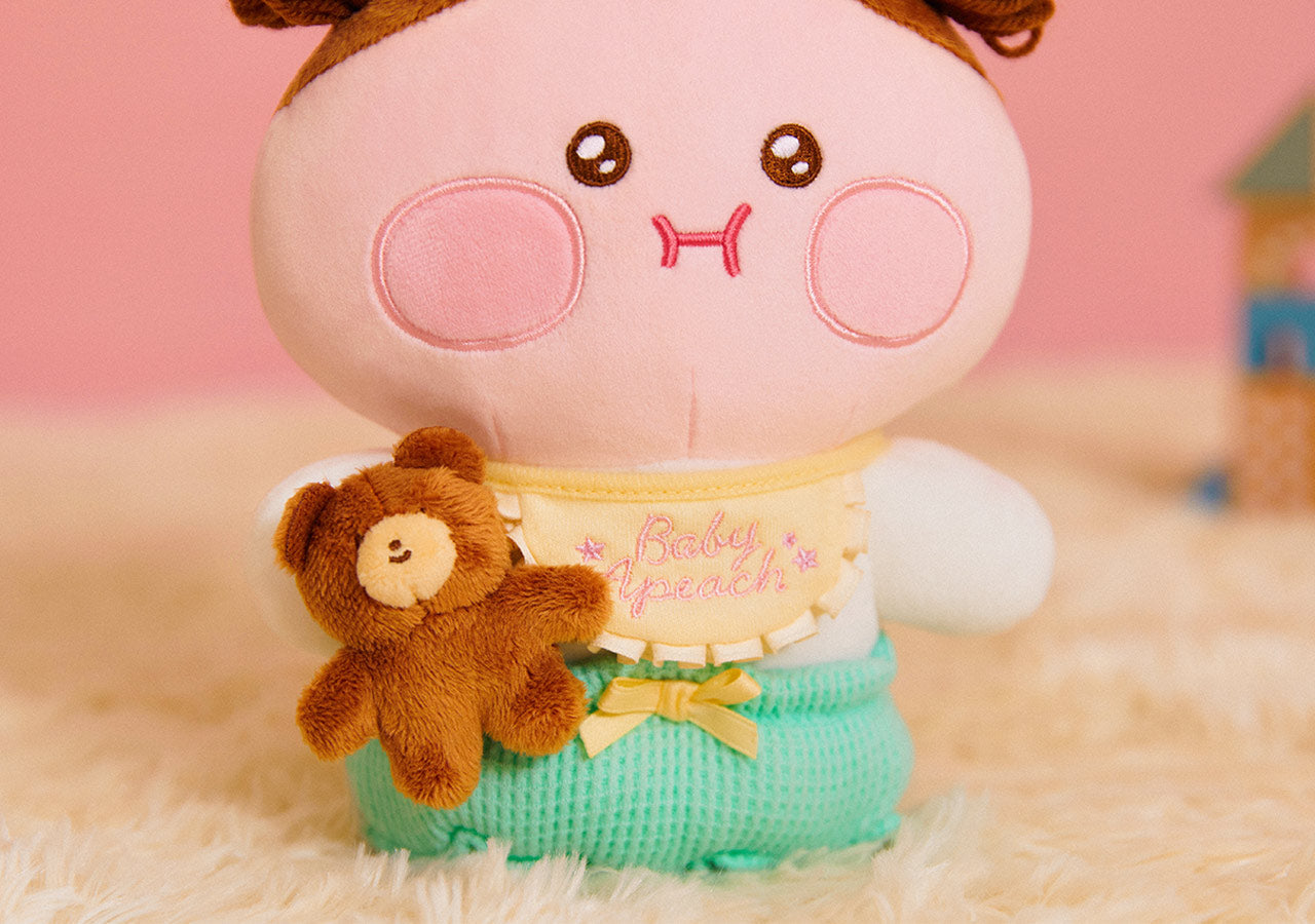 Baby Plush Little Apeach - Authentic Kakao Friends from Korea | Koolseoul