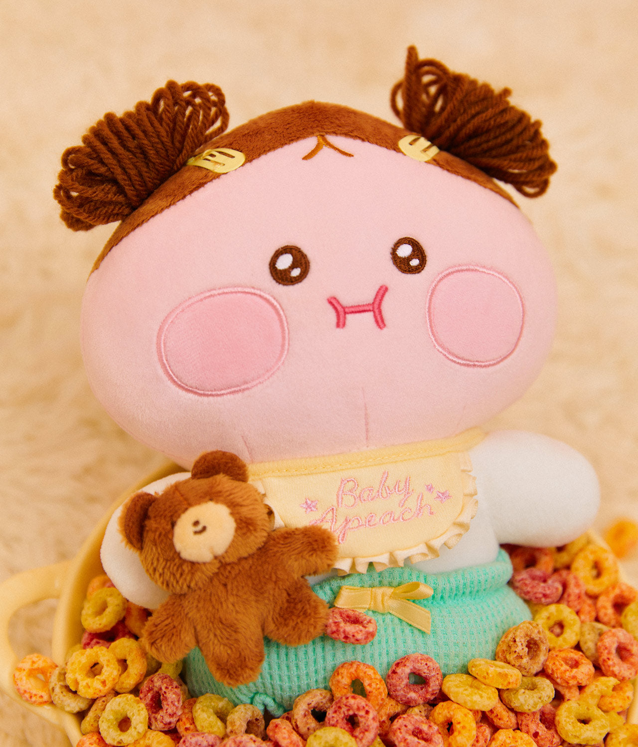 Baby Plush Little Apeach - Authentic Kakao Friends from Korea | Koolseoul