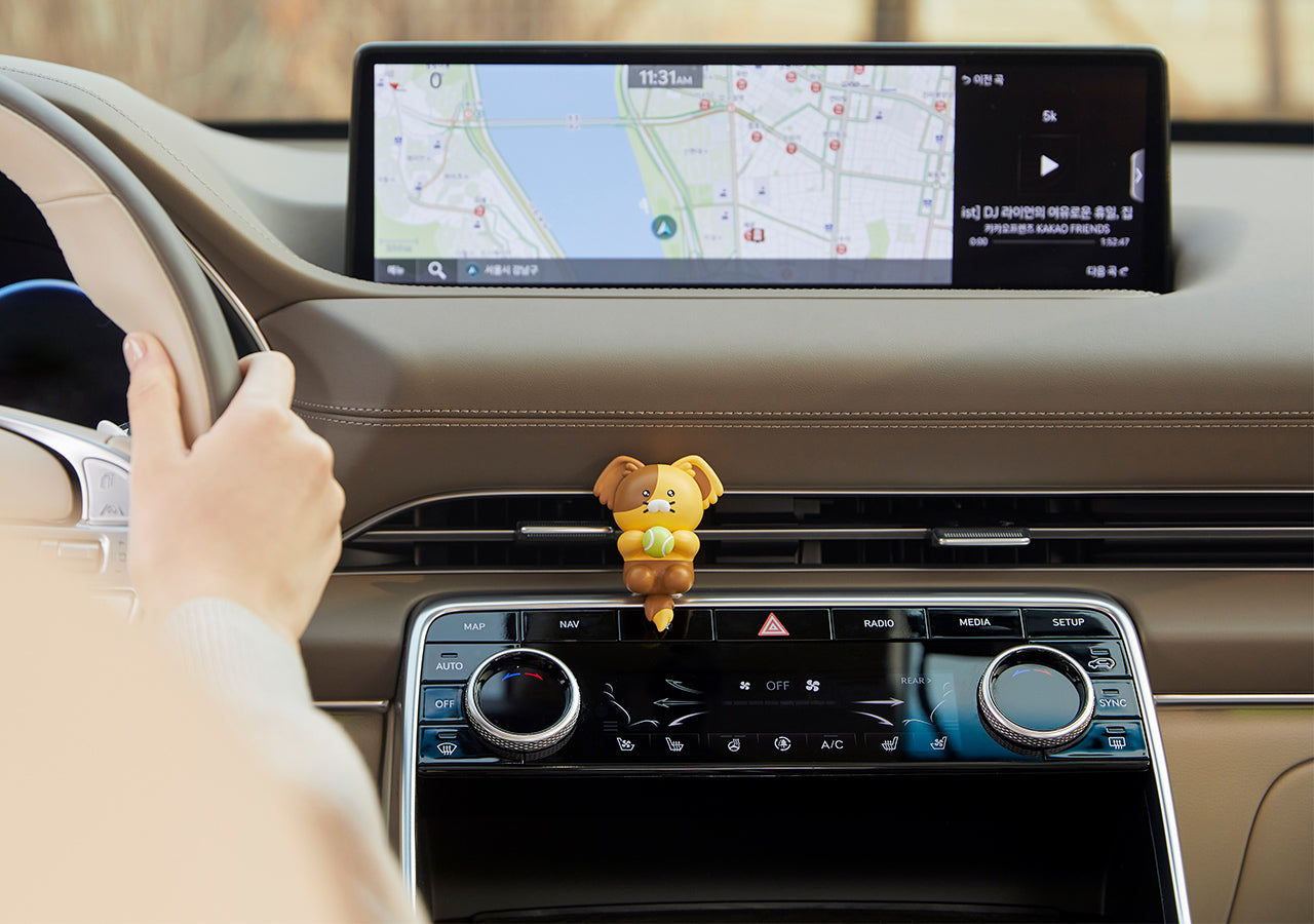 Car Air Freshener Chunsik - Authentic Kakao Friends from Korea | Koolseoul