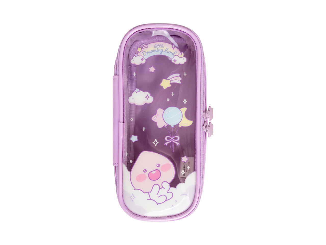 Clear Pouch Little Apeach - Authentic Kakao Friends from Korea | Koolseoul