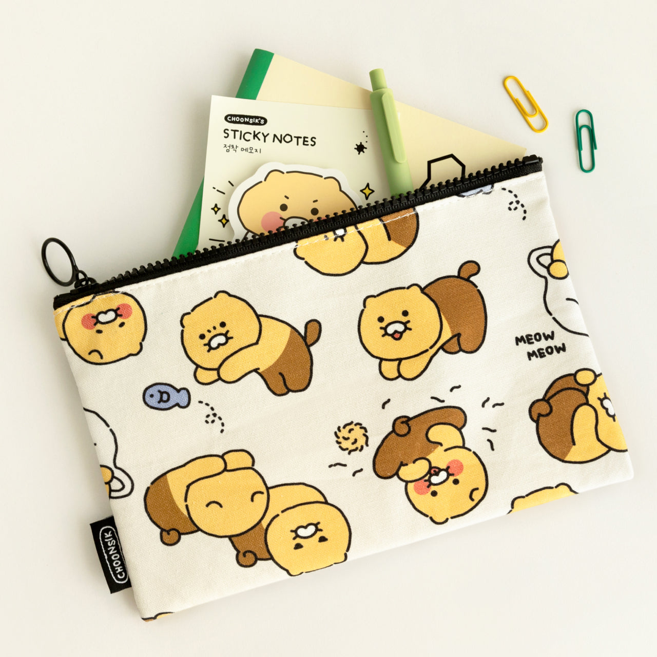 Chunsik Pouch M - Authentic Kakao Friends from Korea | Koolseoul