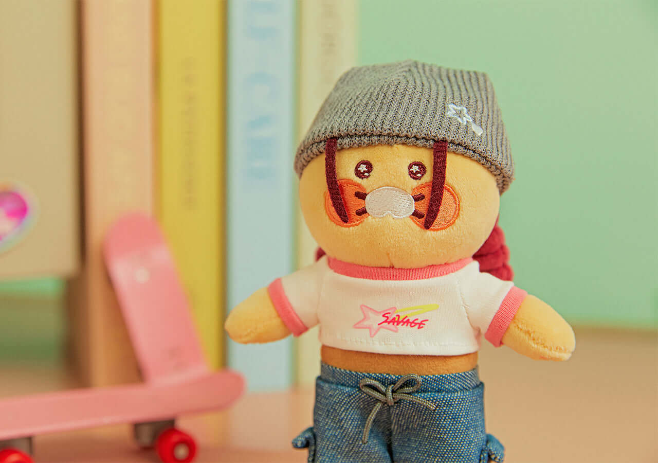 Kakao Friends Chunsik Beanie Keyring
