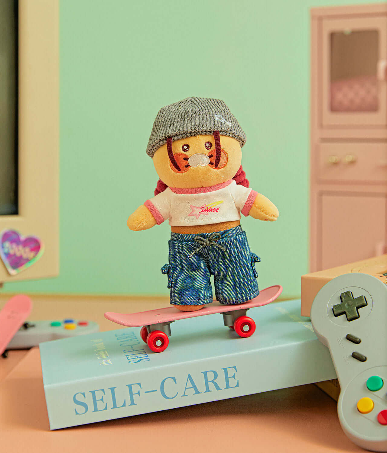 Kakao Friends Chunsik Beanie Keyring