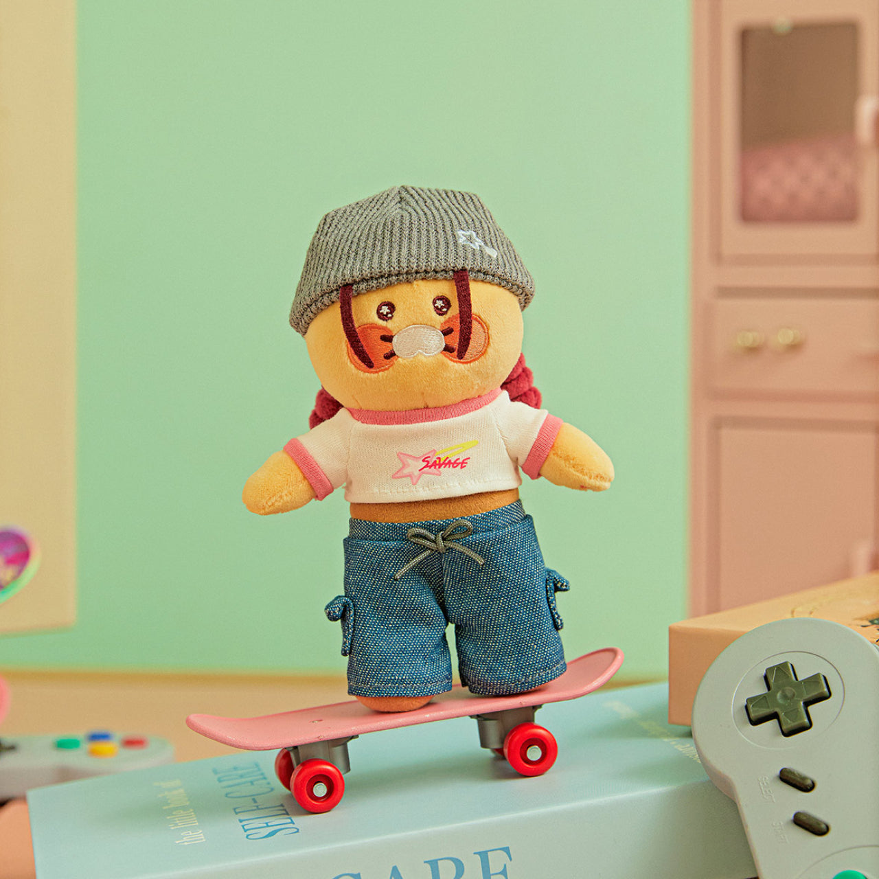 Kakao Friends Chunsik Beanie Keyring