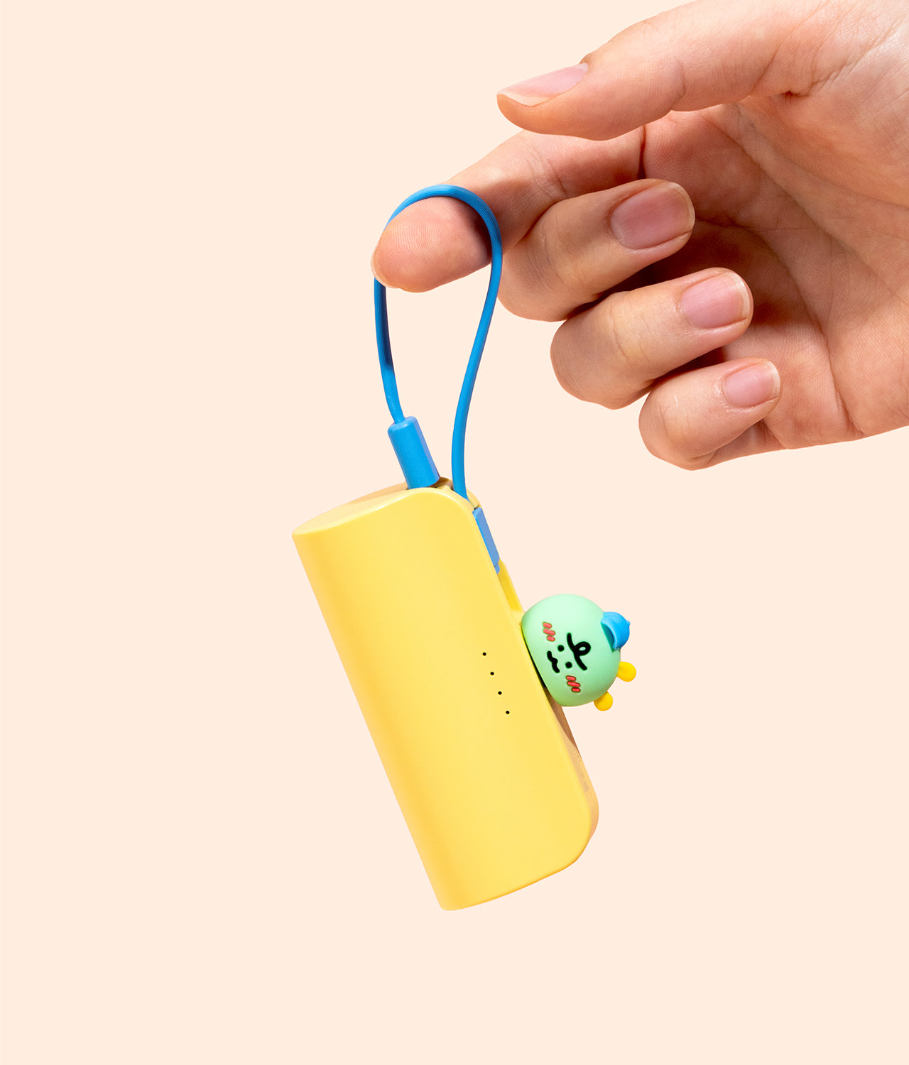 Cap Power Bank Jordy Yellow - Authentic Kakao Friends from Korea | Koolseoul
