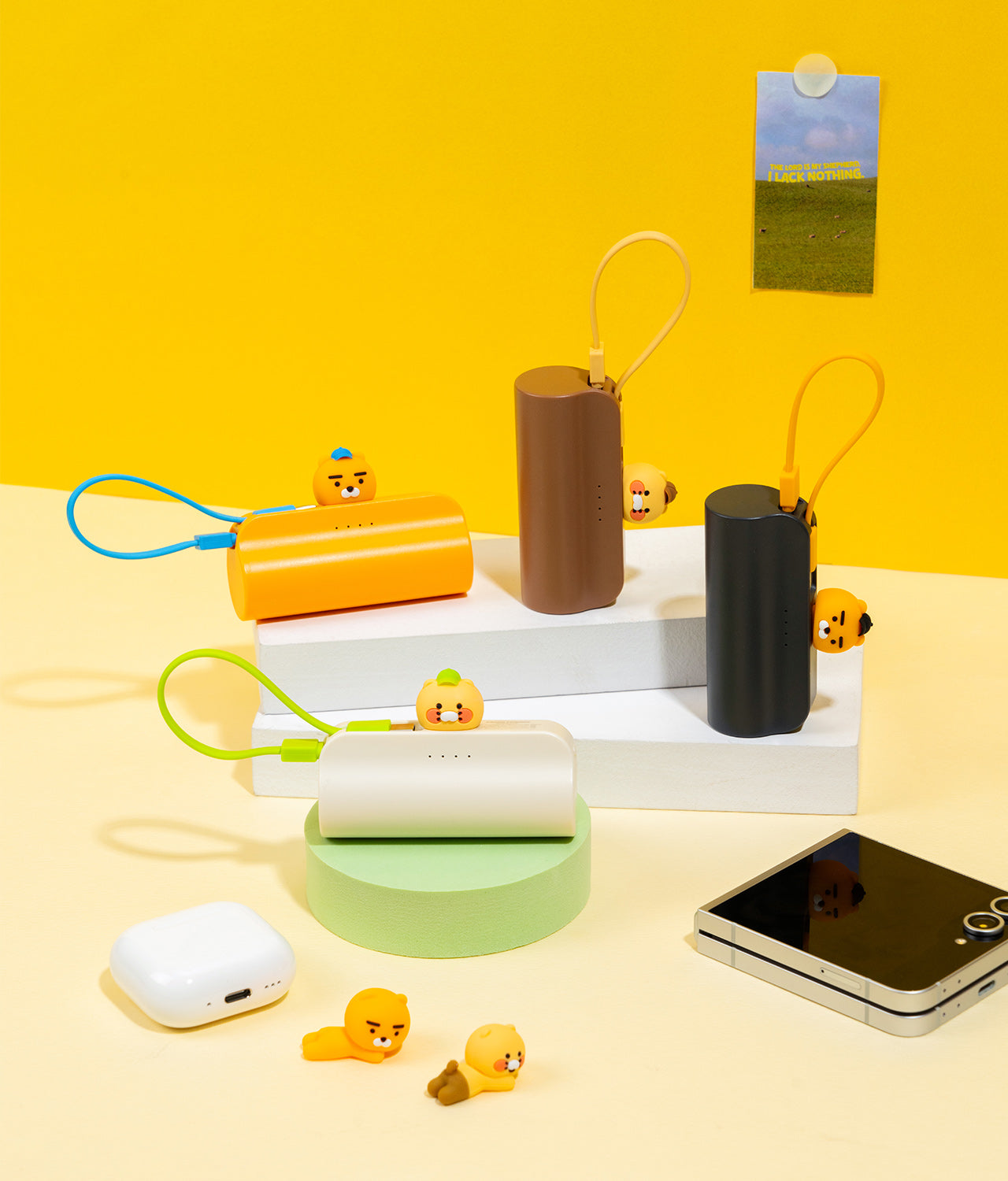 Cap Power Bank Chunsik - Authentic Kakao Friends from Korea | Koolseoul