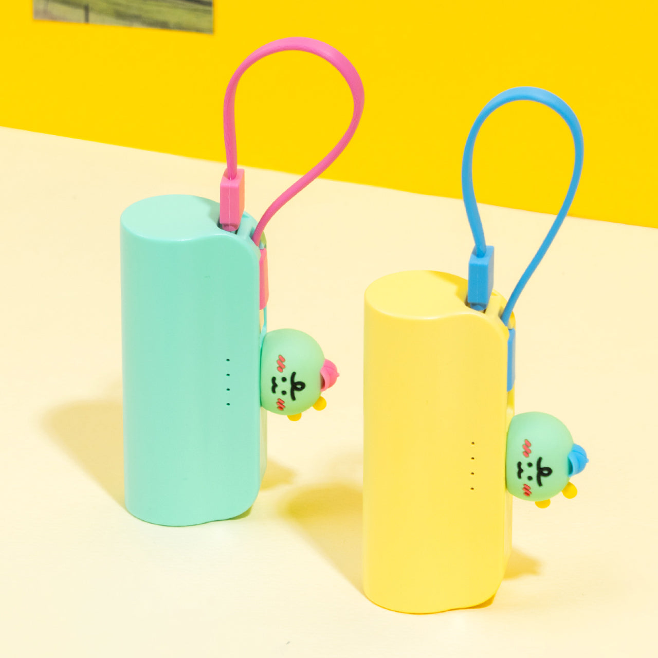 Cap Power Bank Jordy Mint - Authentic Kakao Friends from Korea | Koolseoul