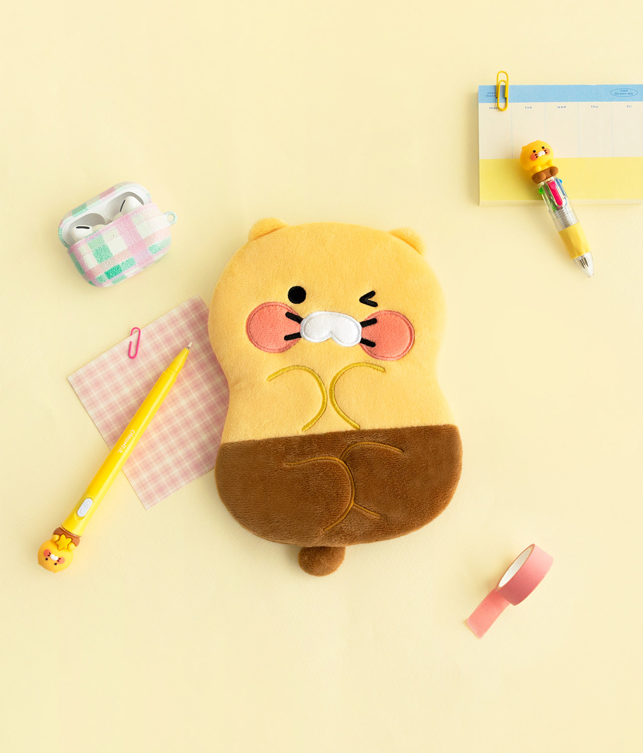 Chunsik Flat Pouch - Korean kawaii Kakao Friends | Koolseoul