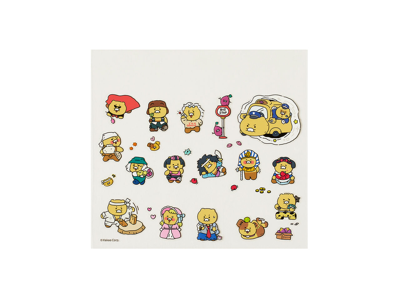 Clear Sticker Chunsik - Official Kakao Friends merchandise | Koolseoul
