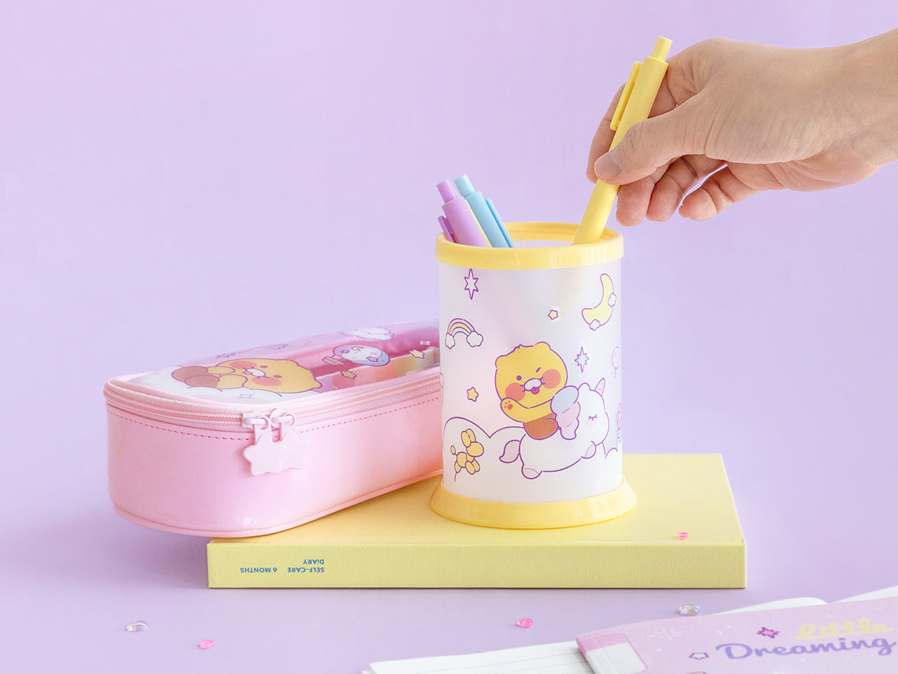 DIY Little Apeach Desk Accessory - Official Kakao Friends merchandise | Koolseoul