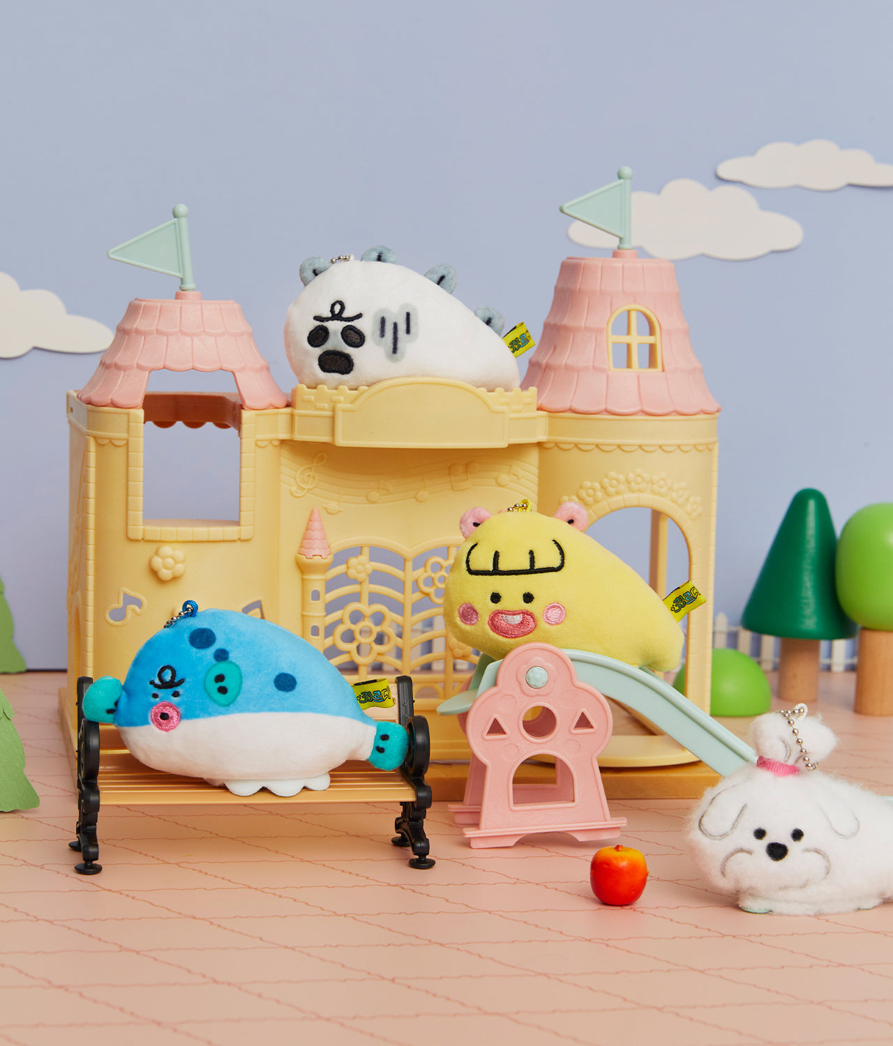Keychain Plush Jordy - Korean kawaii Kakao Friends | Koolseoul