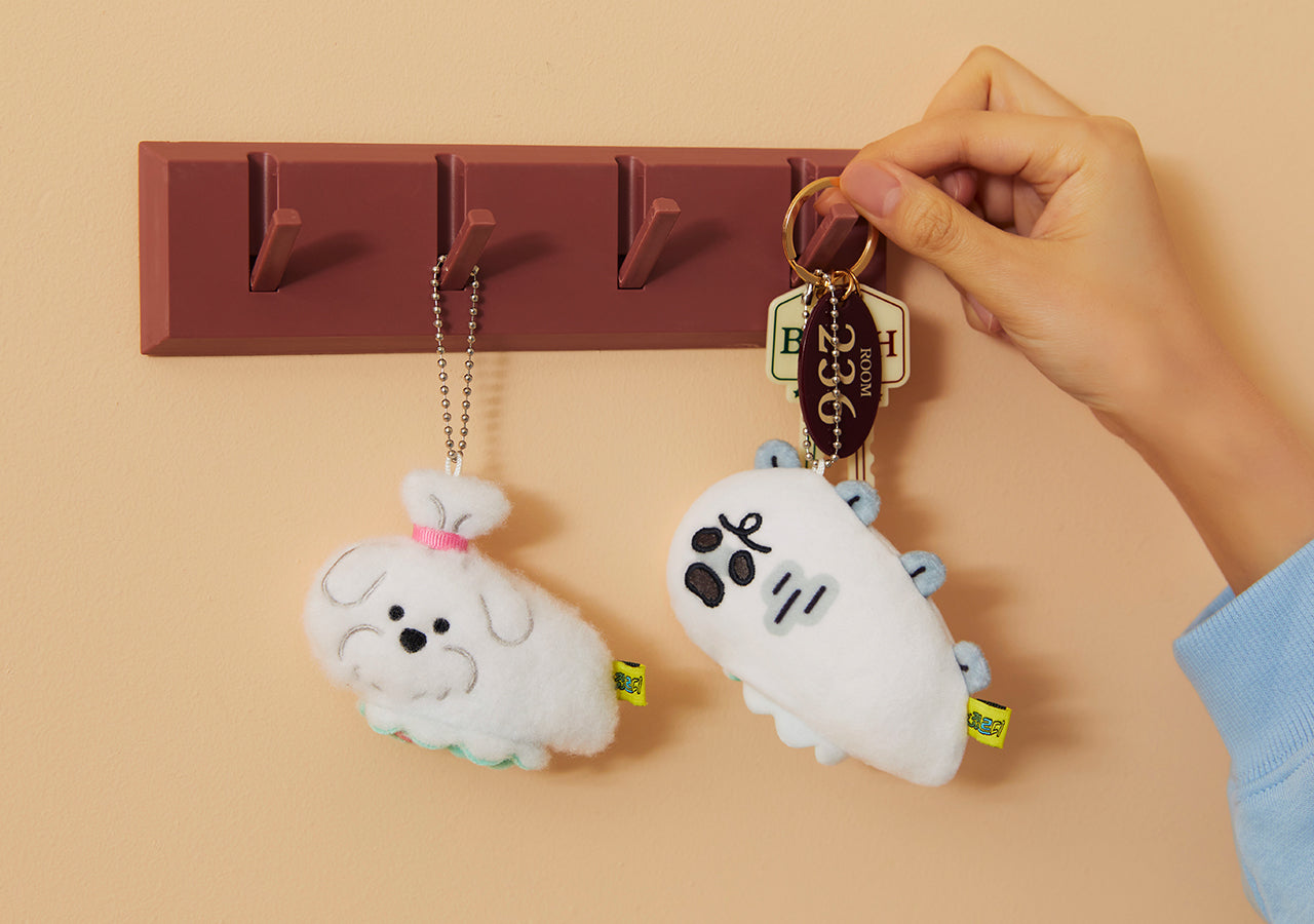 Keychain Plush Jordy - Authentic Kakao Friends from Korea | Koolseoul