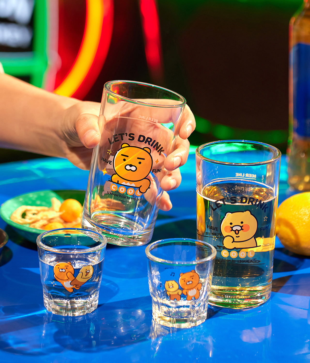 2P&2P Set Ryan&Chunsik - Official Kakao Friends merchandise | Koolseoul