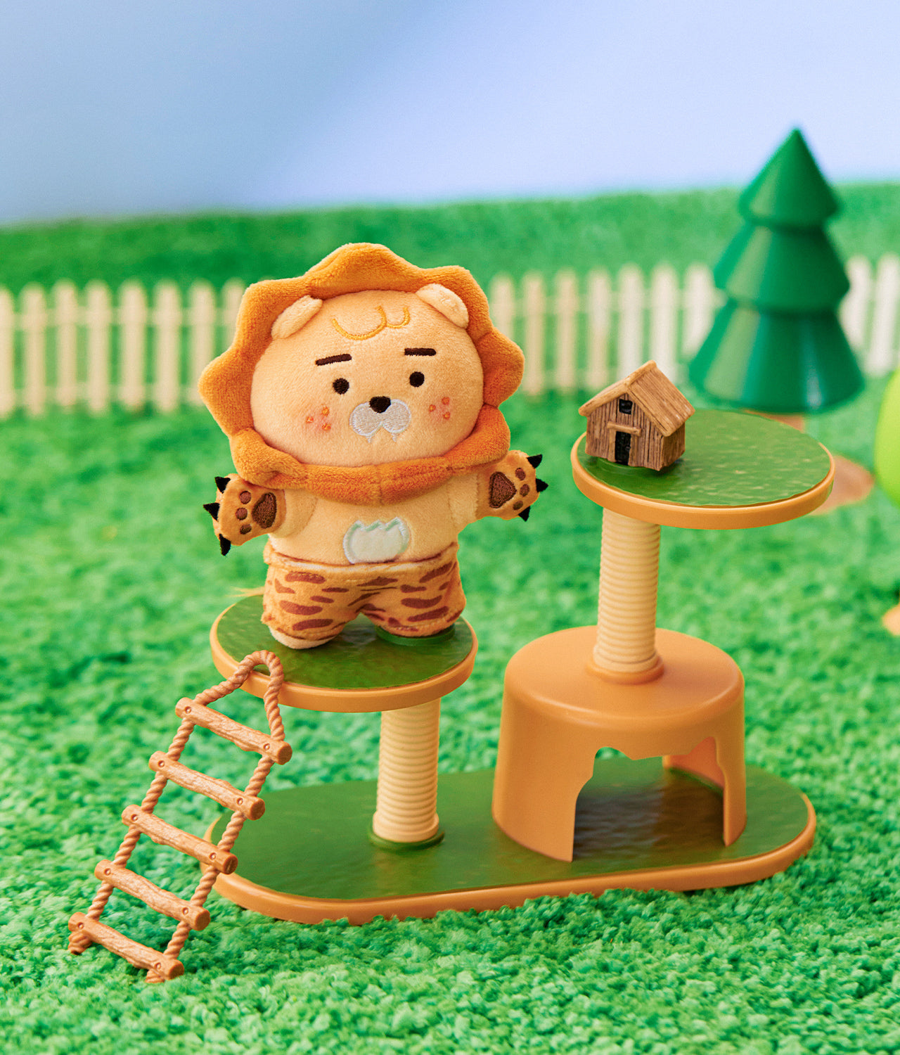 FRIENDZOO Keychain Plush Little Ryan - Official Kakao Friends merchandise | Koolseoul