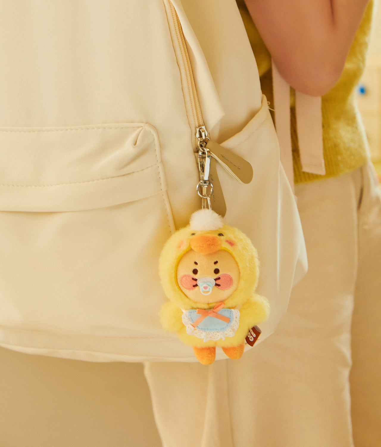 FRIENDZOO Keychain Plush Chunsik - Authentic Kakao Friends from Korea | Koolseoul