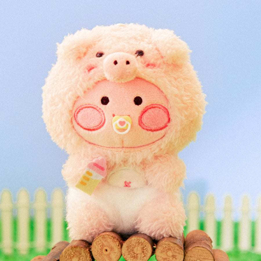 Kakao Friends - Friendzoo Keychain Plush Little Apeach