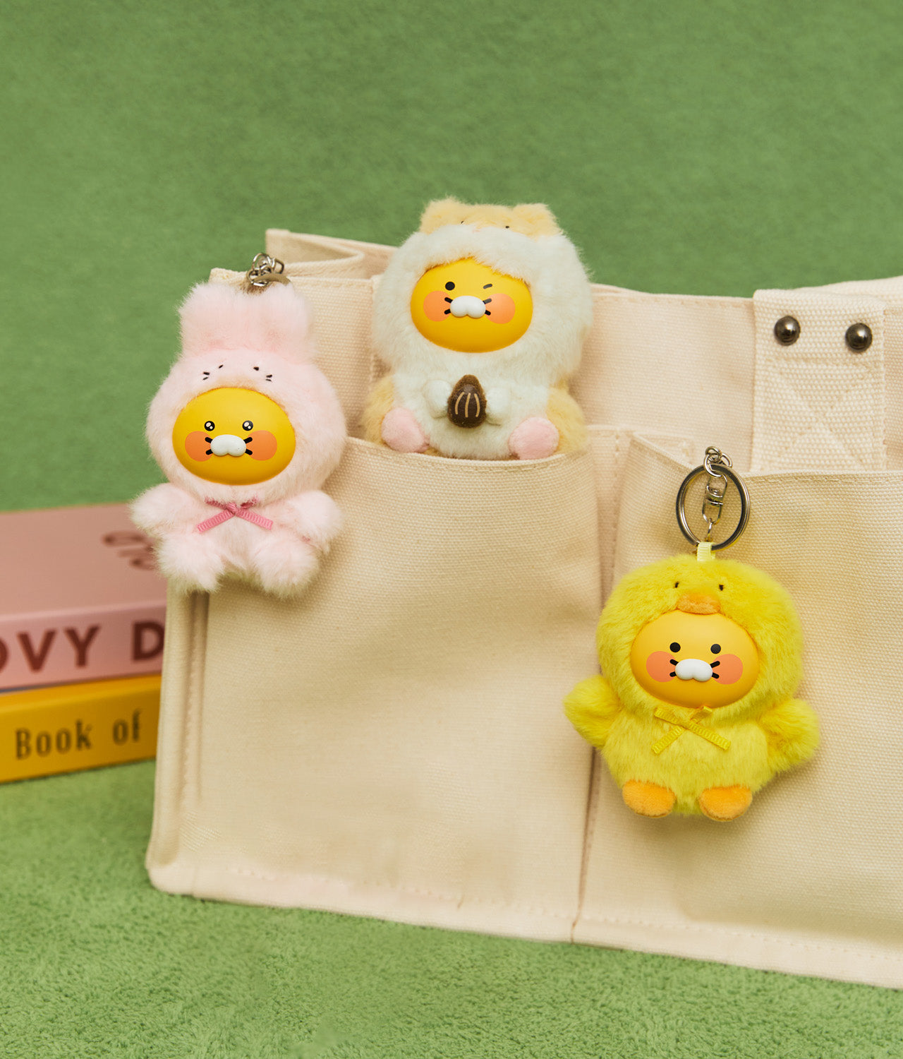 FRIENDZOO PelucheFigurine Keychain Chunsik Mini Plush - Official Kakao Friends merchandise | Koolseoul