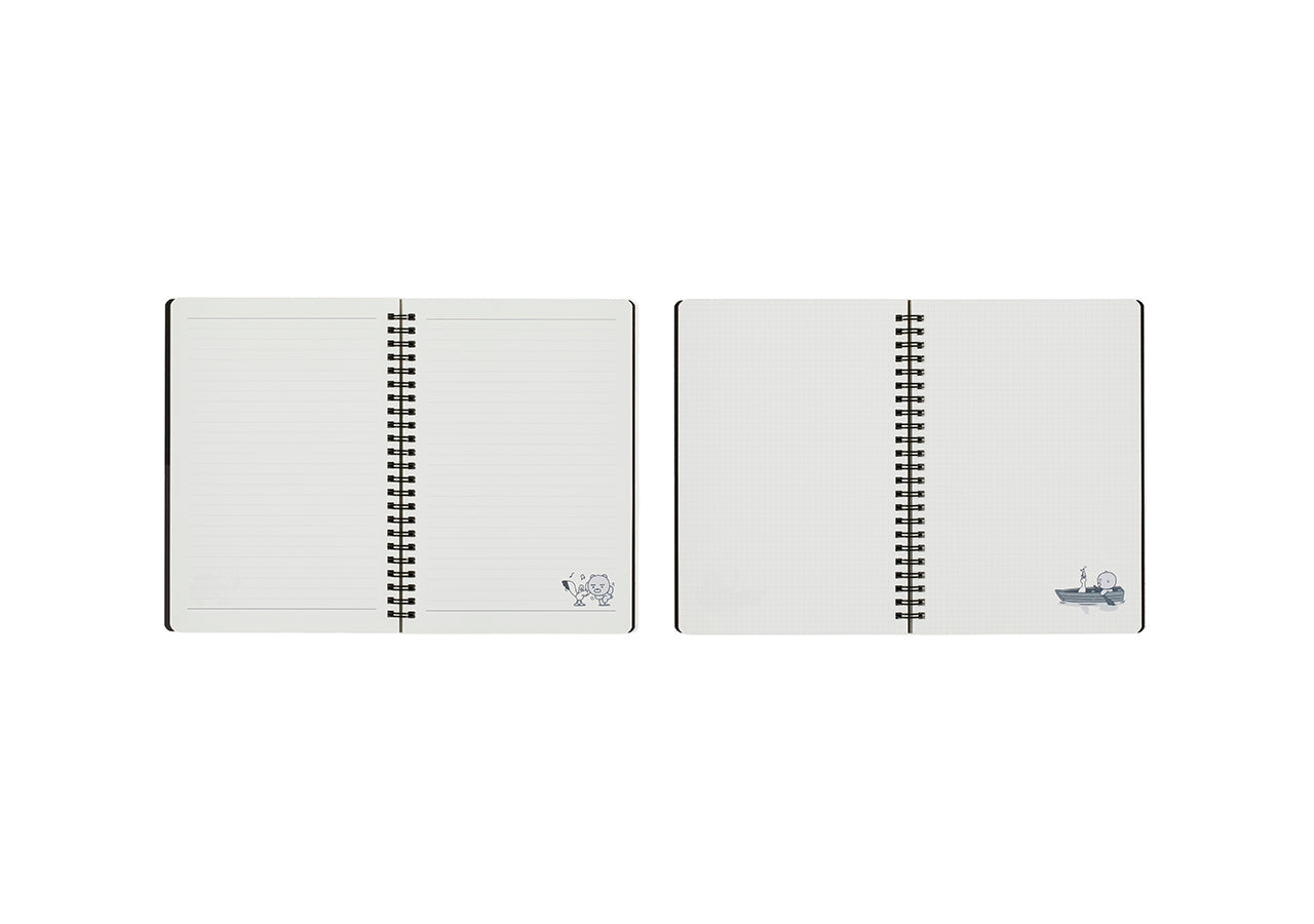 Ryan Notebook(Grey) Ryan Stationery - Official Kakao Friends merchandise | Koolseoul