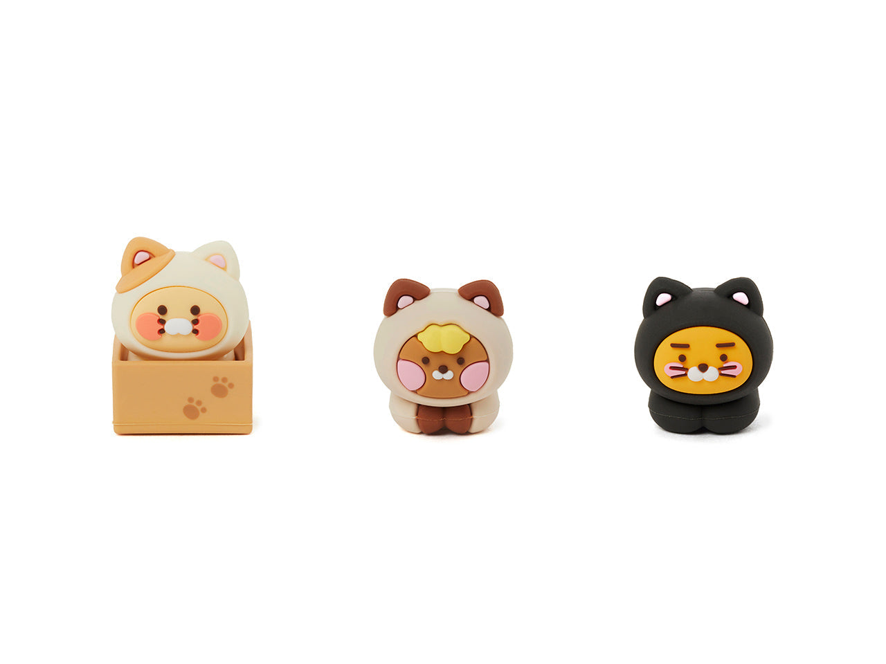 Car Mini Figurine Set - Official Kakao Friends merchandise | Koolseoul
